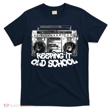 Keeping It Old School Vintage Boombox Graffiti T-Shirt