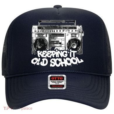 Keeping It Old School Vintage Boombox Graffiti Hat
