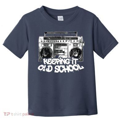Keeping It Old School Vintage Boombox Graffiti Toddler T-Shirt