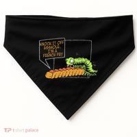 Knock It Off Asshole IM A French Fry USA-Made Doggie Bandana thumb 0