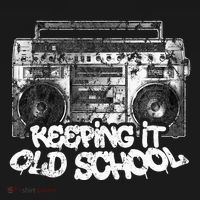 Keeping It Old School  Vintage Boombox Graffiti T-Shirt thumb 7