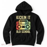 Kickin It Old School 80s 90s Retro Music Hoodie thumb 0