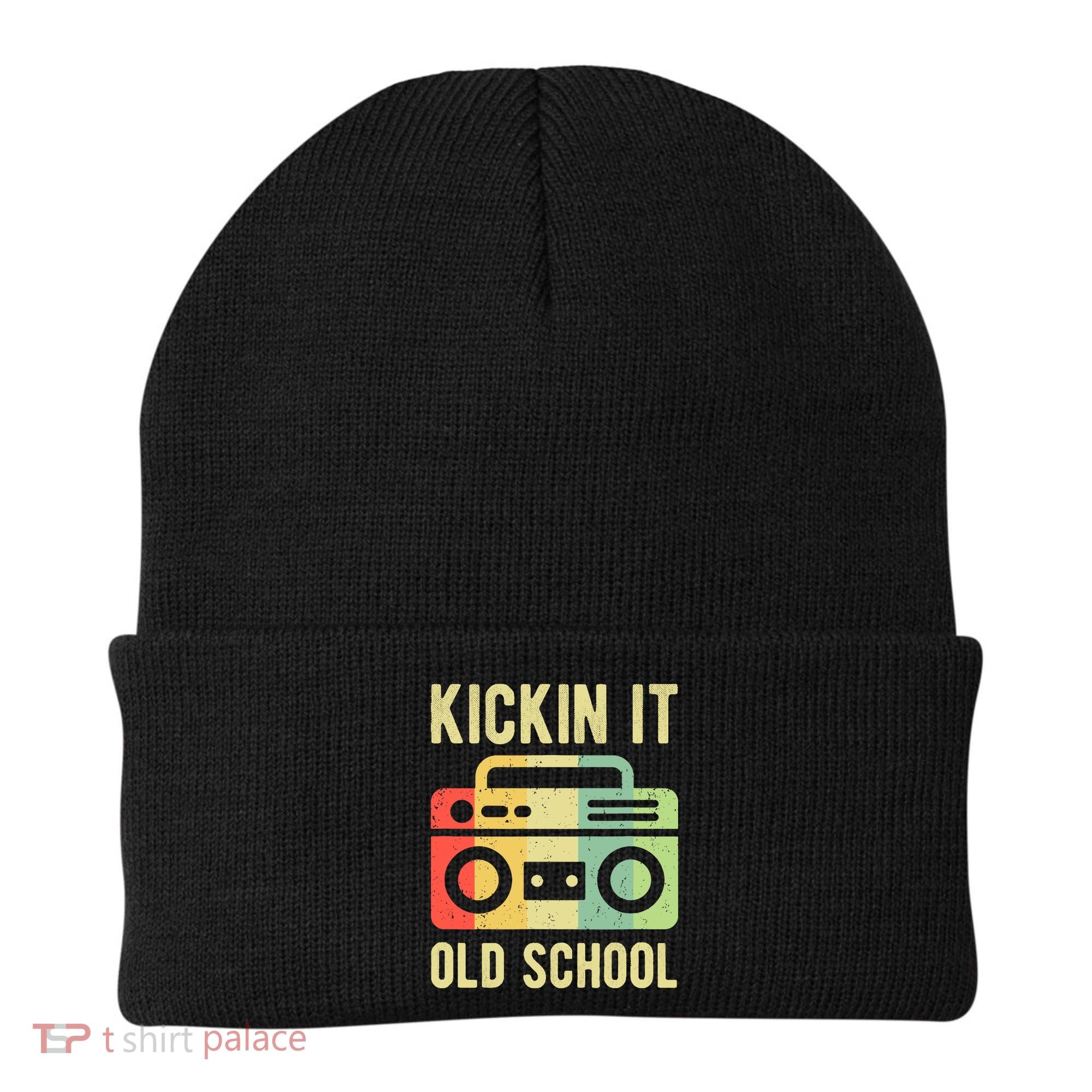 Kickin It Old School 80s 90s Retro Music Beanie