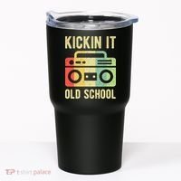 Kickin It Old School 80s 90s Retro Music Tumbler thumb 0