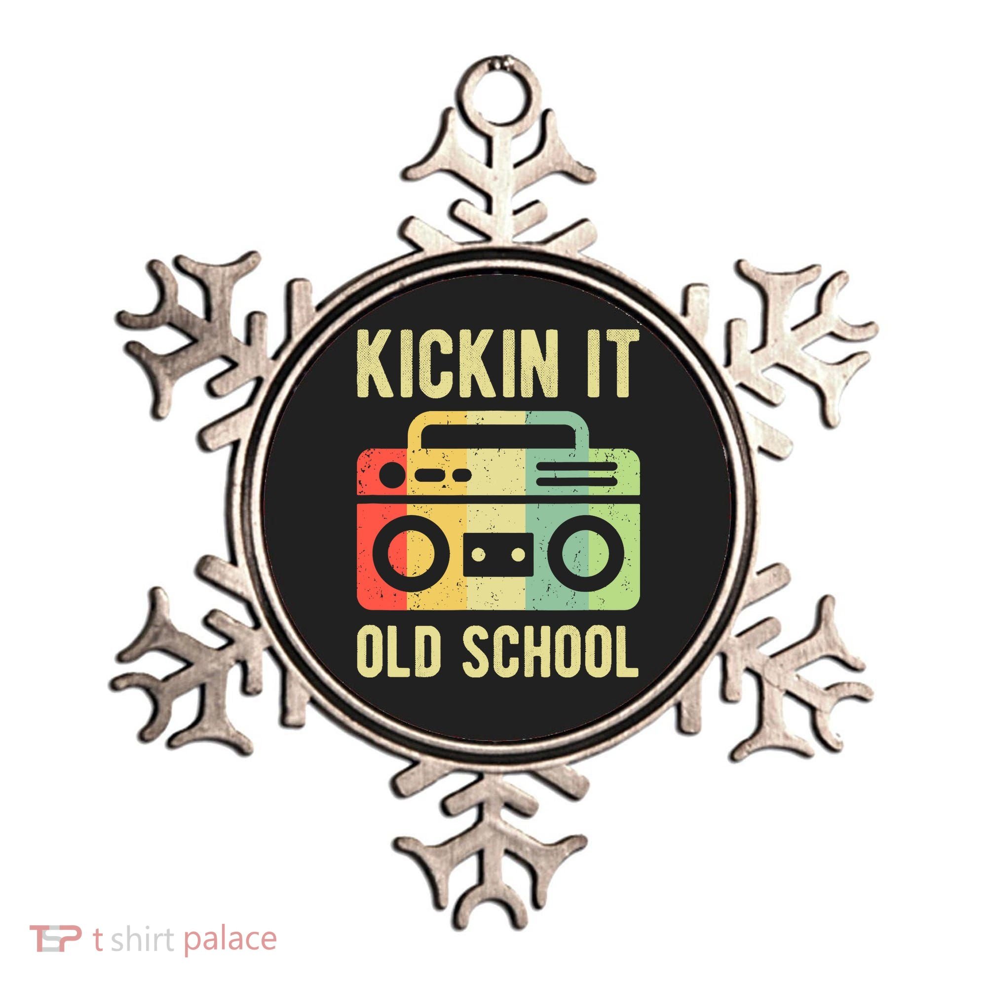 Kickin It Old School 80s 90s Retro Music Ornament