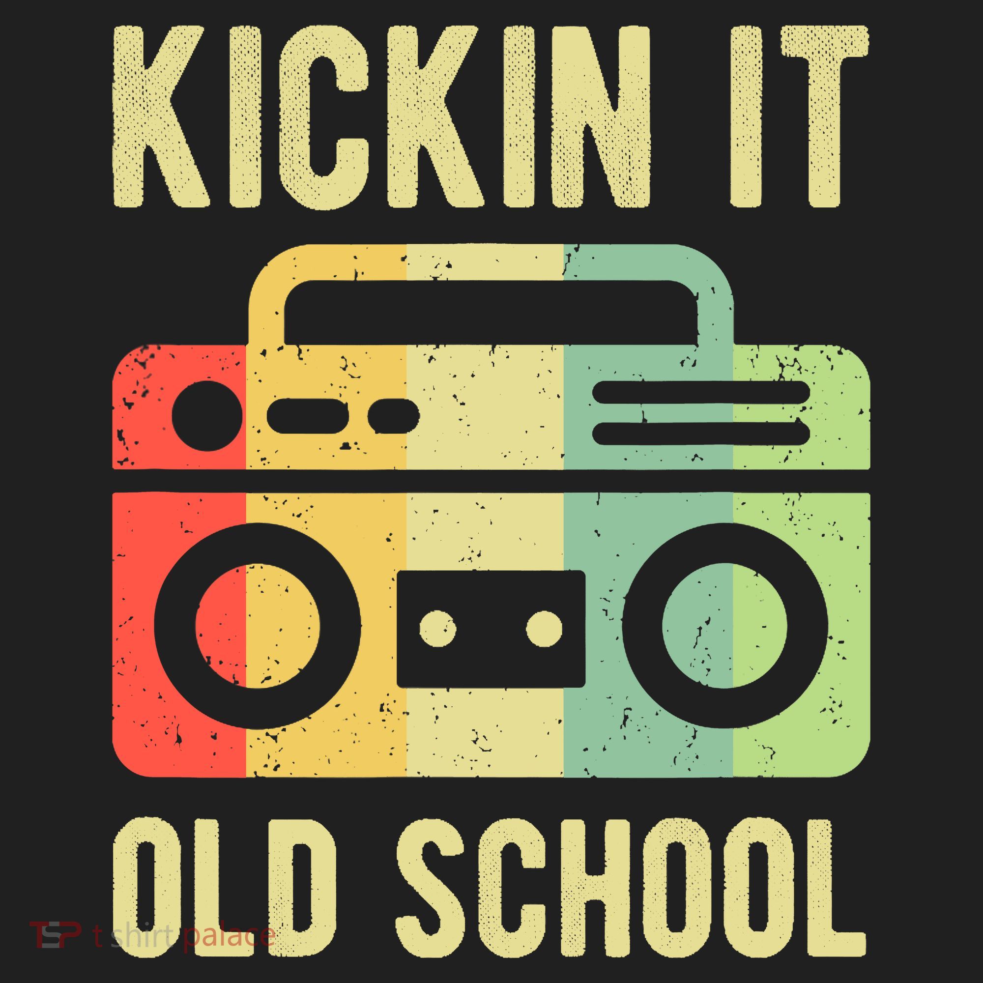Kickin It Old School 80s 90s Retro Music Hat