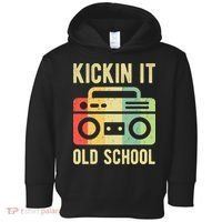 Kickin It Old School 80s 90s Retro Music Toddler Hoodie thumb 0