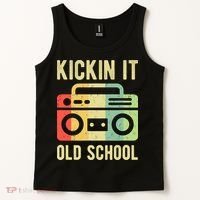 Kickin It Old School 80s 90s Retro Music Tank Top thumb 2
