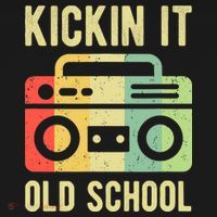 Kickin It Old School 80s 90s Retro Music Kids T-Shirt thumb 4
