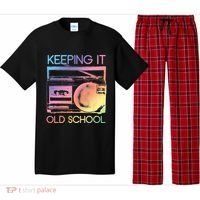 Keeping It Old School Retro 80s 90s Boombox Music Pajama Set thumb 0