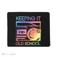 Keeping It Old School Retro 80s 90s Boombox Music Mousepad thumb 0