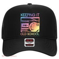Keeping It Old School Retro 80s 90s Boombox Music Hat thumb 0