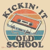 Kickin It Old School Retro 80s Cassette Tape Music Mix Gift Tote Bag thumb 4