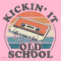 Kickin It Old School Retro 80s Cassette Tape Music Mix Gift Coaster thumb 2