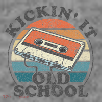 Kickin It Old School Retro 80s Cassette Tape Music Mix Gift Toddler Hoodie thumb 2
