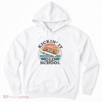Kickin It Old School Retro 80s Cassette Tape Music Mix Gift Hoodie thumb 0