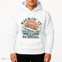 Kickin It Old School Retro 80s Cassette Tape Music Mix Gift Hoodie thumb 2