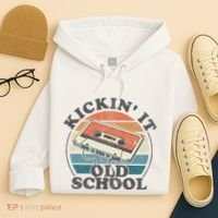 Kickin It Old School Retro 80s Cassette Tape Music Mix Gift Hoodie thumb 4