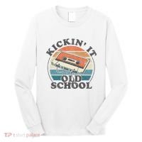 Kickin It Old School Retro 80s Cassette Tape Music Mix Gift Long Sleeve Shirt thumb 0