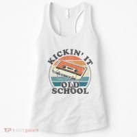 Kickin It Old School Retro 80s Cassette Tape Music Mix Gift Women's Tank Top thumb 0
