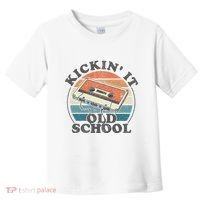 Kickin It Old School Retro 80s Cassette Tape Music Mix Gift Toddler T-Shirt thumb 0