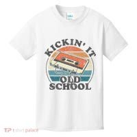 Kickin It Old School Retro 80s Cassette Tape Music Mix Gift Kids T-Shirt thumb 0