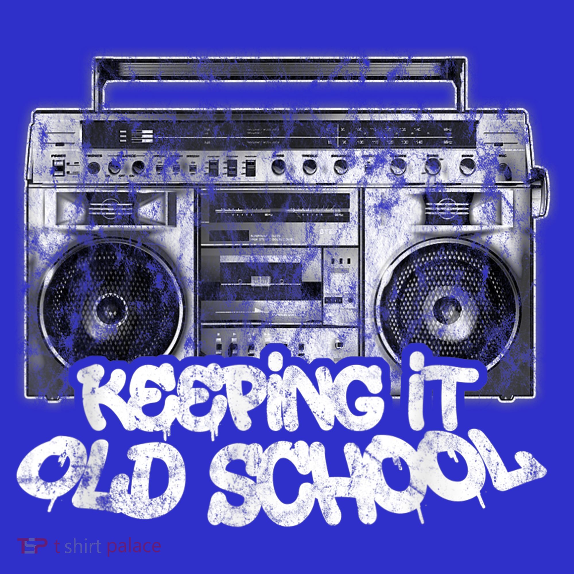 Keeping It Old School Cute Gift Vintage Boombox Graffiti Gift T-Shirt