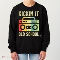Kickin It Old School 80s 90s Retro Music Women's Sweatshirt thumb 0