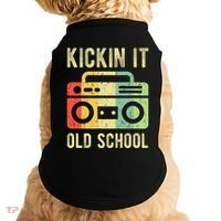 Kickin It Old School 80s 90s Retro Music Doggie Tank thumb 0