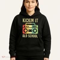 Kickin It Old School 80s 90s Retro Music Hoodie thumb 5