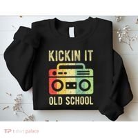 Kickin It Old School 80s 90s Retro Music Sweatshirt thumb 2