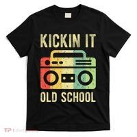 Kickin It Old School 80s 90s Retro Music T-Shirt thumb 0