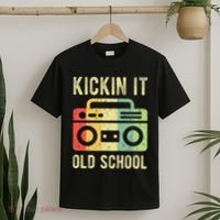 Kickin It Old School 80s 90s Retro Music T-Shirt thumb 2