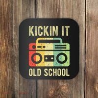 Kickin It Old School 80s 90s Retro Music Coaster thumb 0