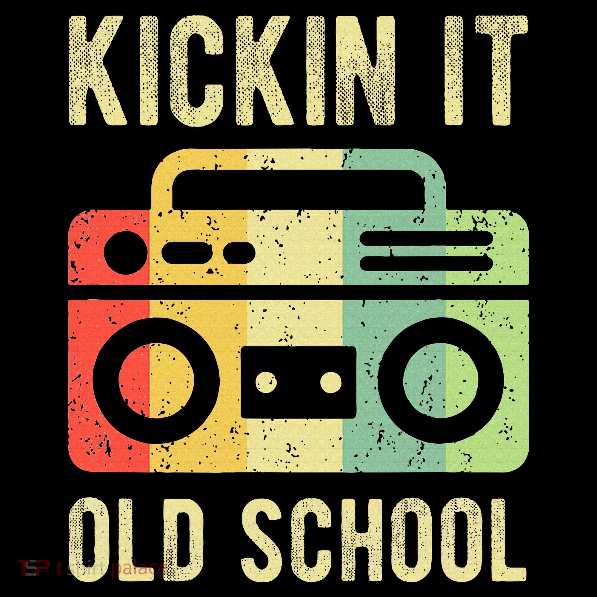 Kickin It Old School 80s 90s Retro Music Women's Hoodie