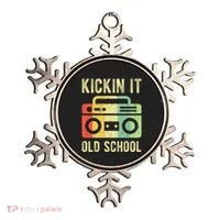 Kickin It Old School 80s 90s Retro Music Ornament thumb 0