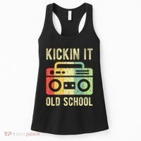 Kickin It Old School 80s 90s Retro Music Women's Tank Top thumb 0