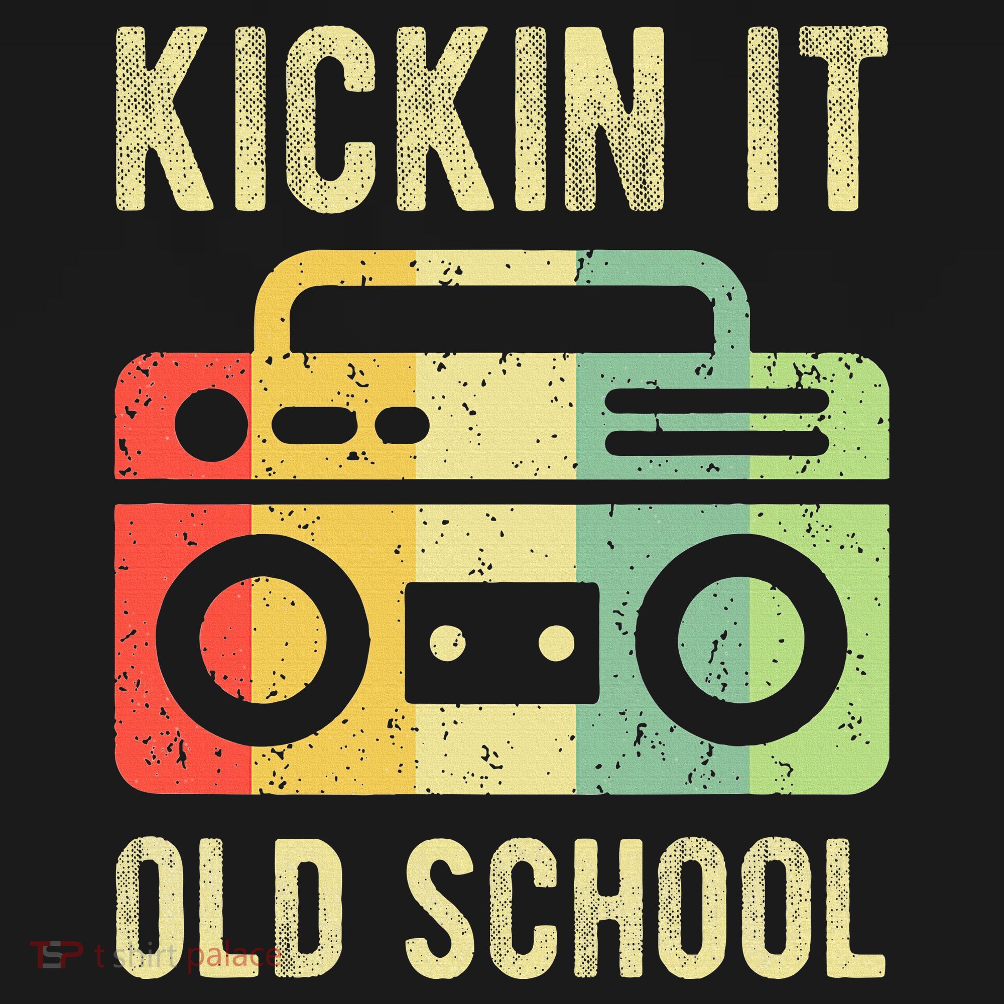 Kickin It Old School 80s 90s Retro Music Baby Bodysuit