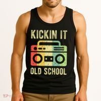 Kickin It Old School 80s 90s Retro Music Tank Top thumb 3