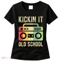 Kickin It Old School 80s 90s Retro Music Women's T-Shirt thumb 0