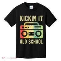 Kickin It Old School 80s 90s Retro Music Kids T-Shirt thumb 0
