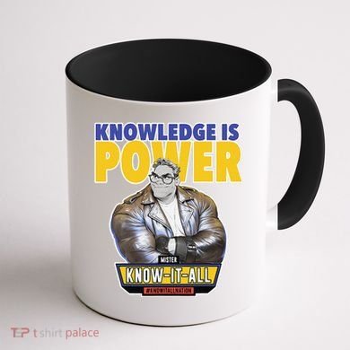 Knowledge Is Power Coffee Mug back