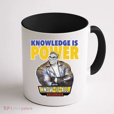 Knowledge Is Power Coffee Mug back