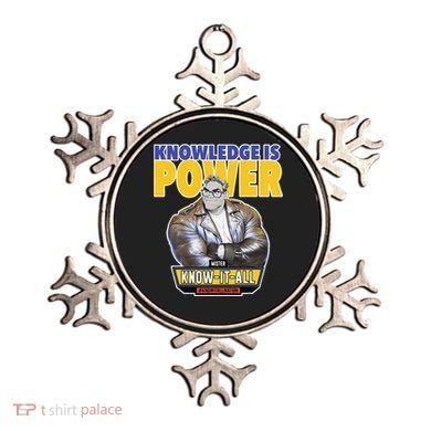 Knowledge Is Power Ornament