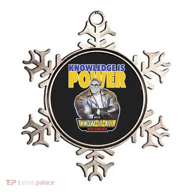 Knowledge Is Power Ornament