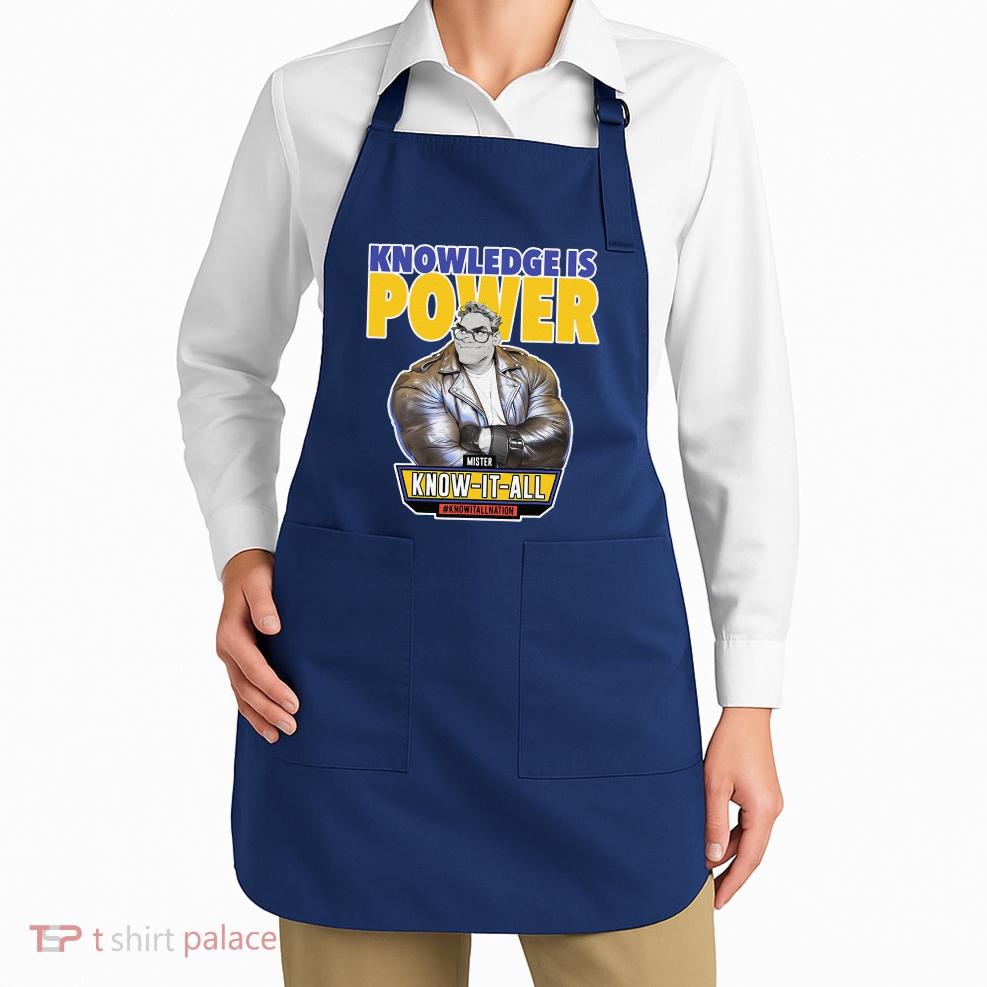 Knowledge Is Power Apron