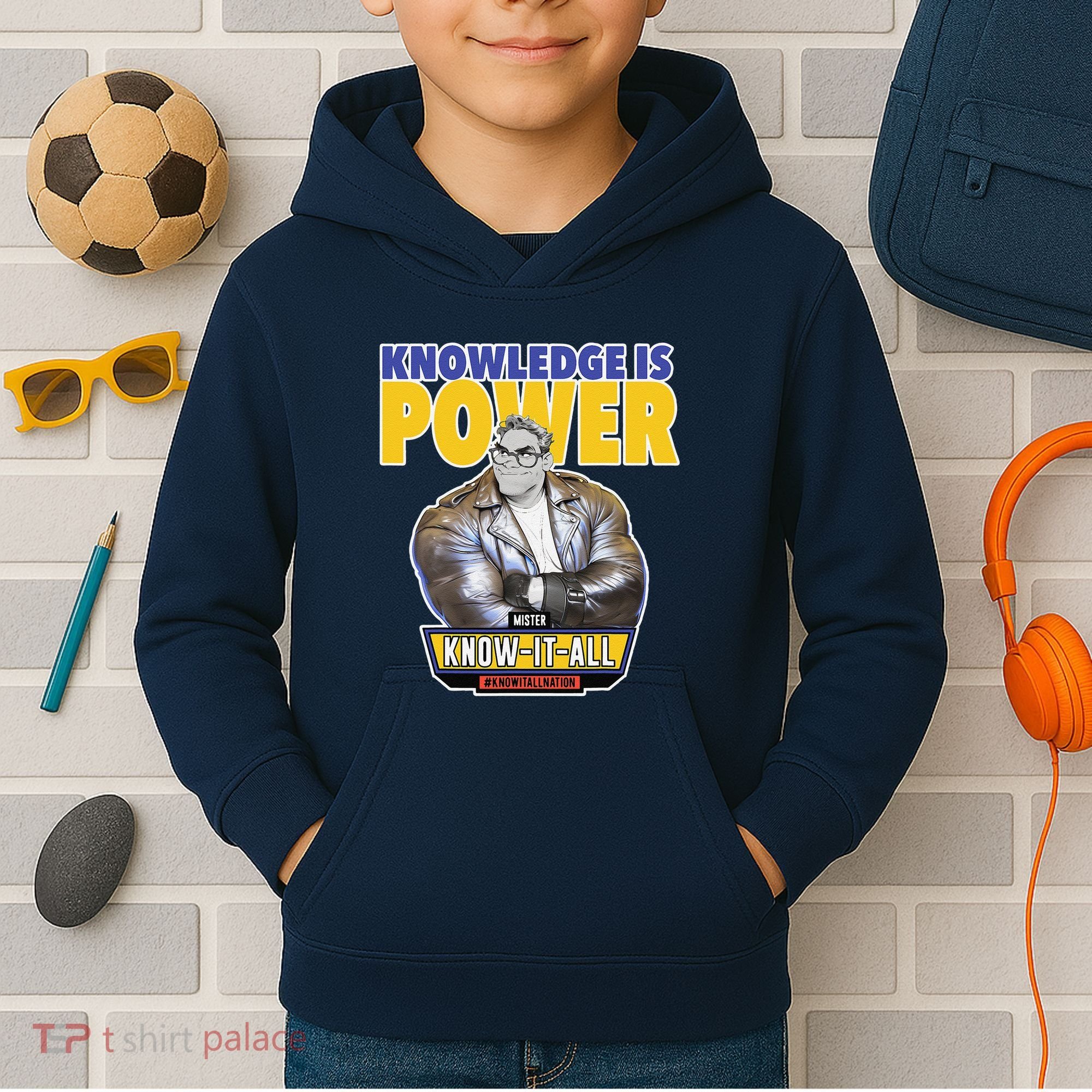 Knowledge Is Power Kids Hoodie