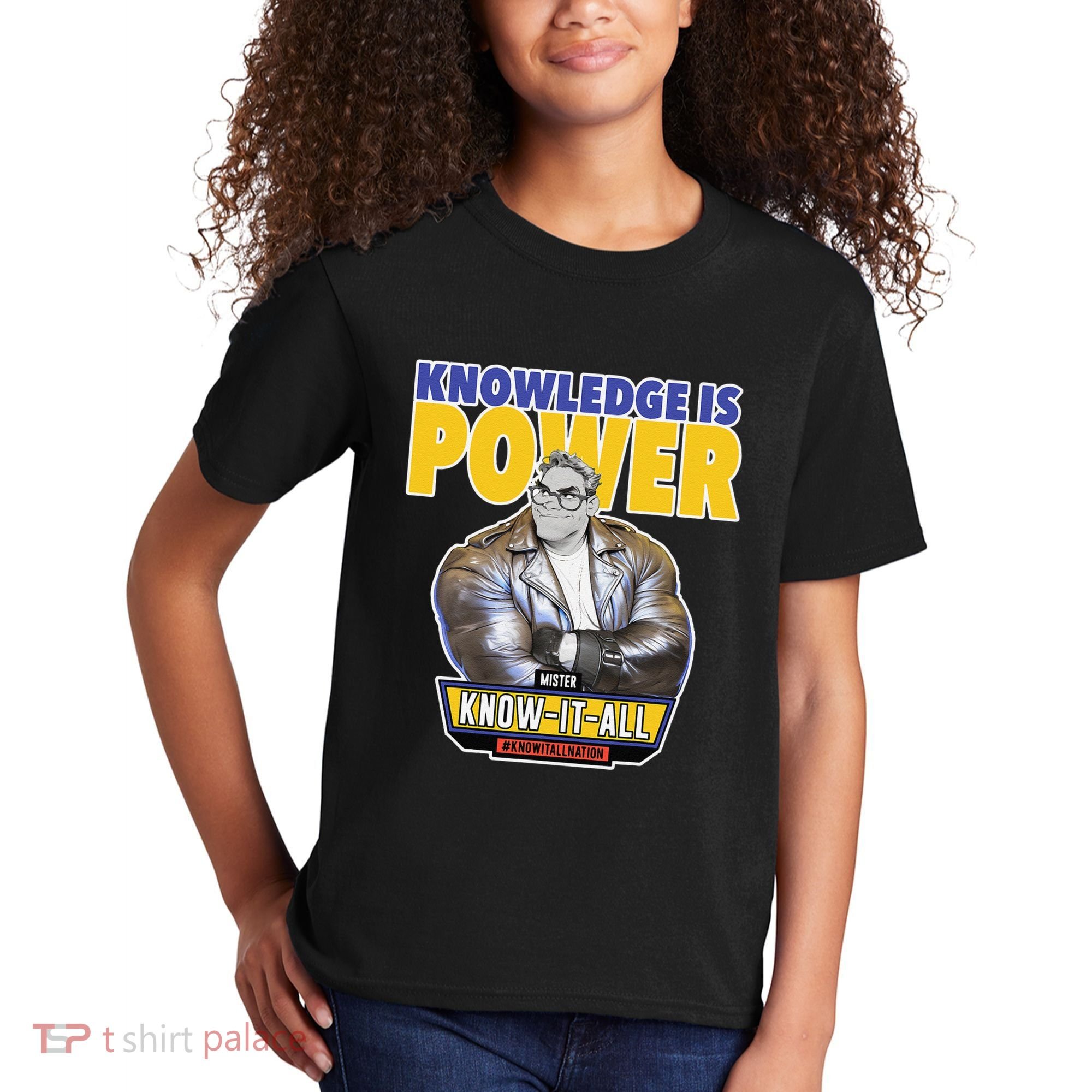 Knowledge Is Power Kids T-Shirt