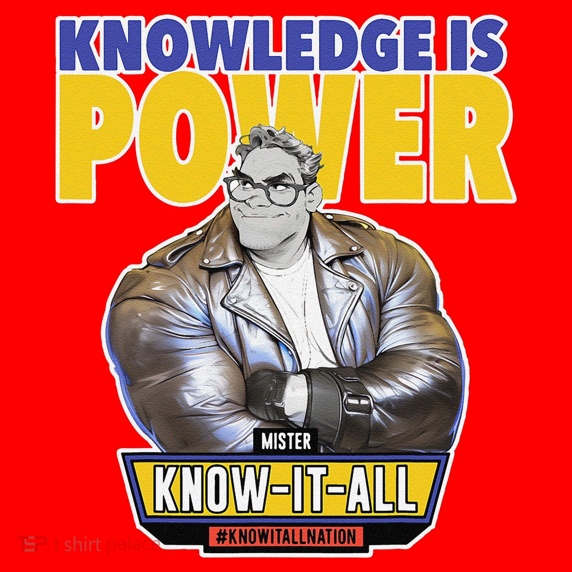 Knowledge Is Power Santa Hat