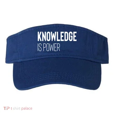 Knowledge Is Power Great Gift Visor